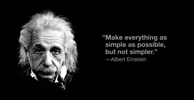 Einstein simple quote